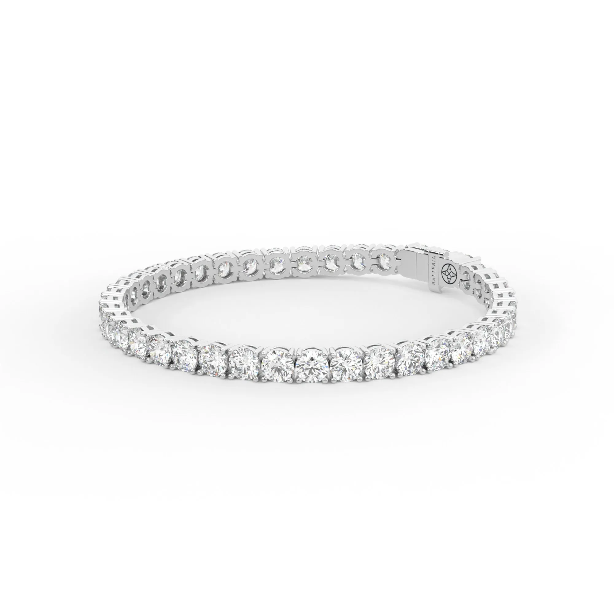 Round shape diamond tennis bracelet, 14.0 Ct. TW,Bracelet Jewelry