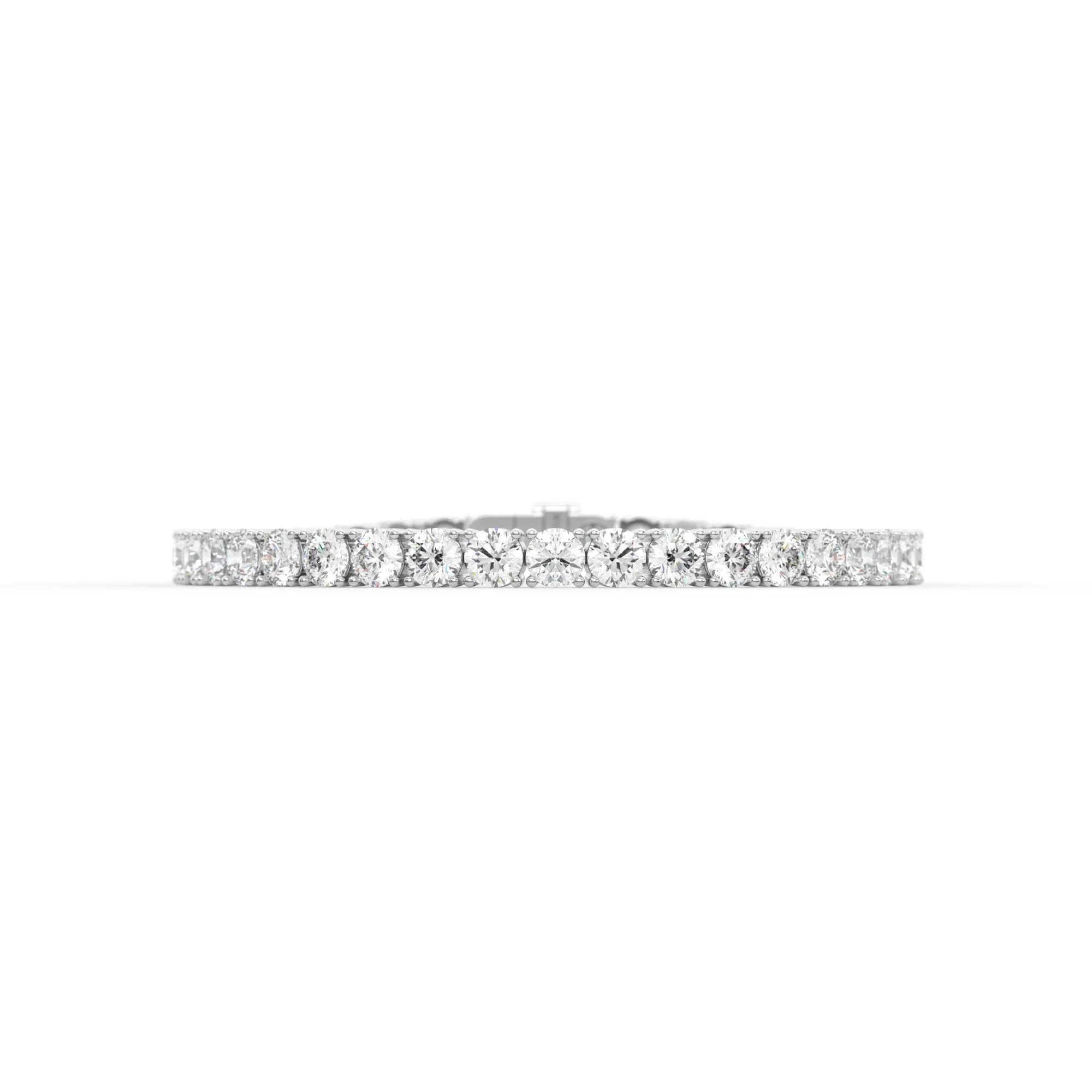 Round shape diamond tennis bracelet, 14.0 Ct. TW,Bracelet Jewelry