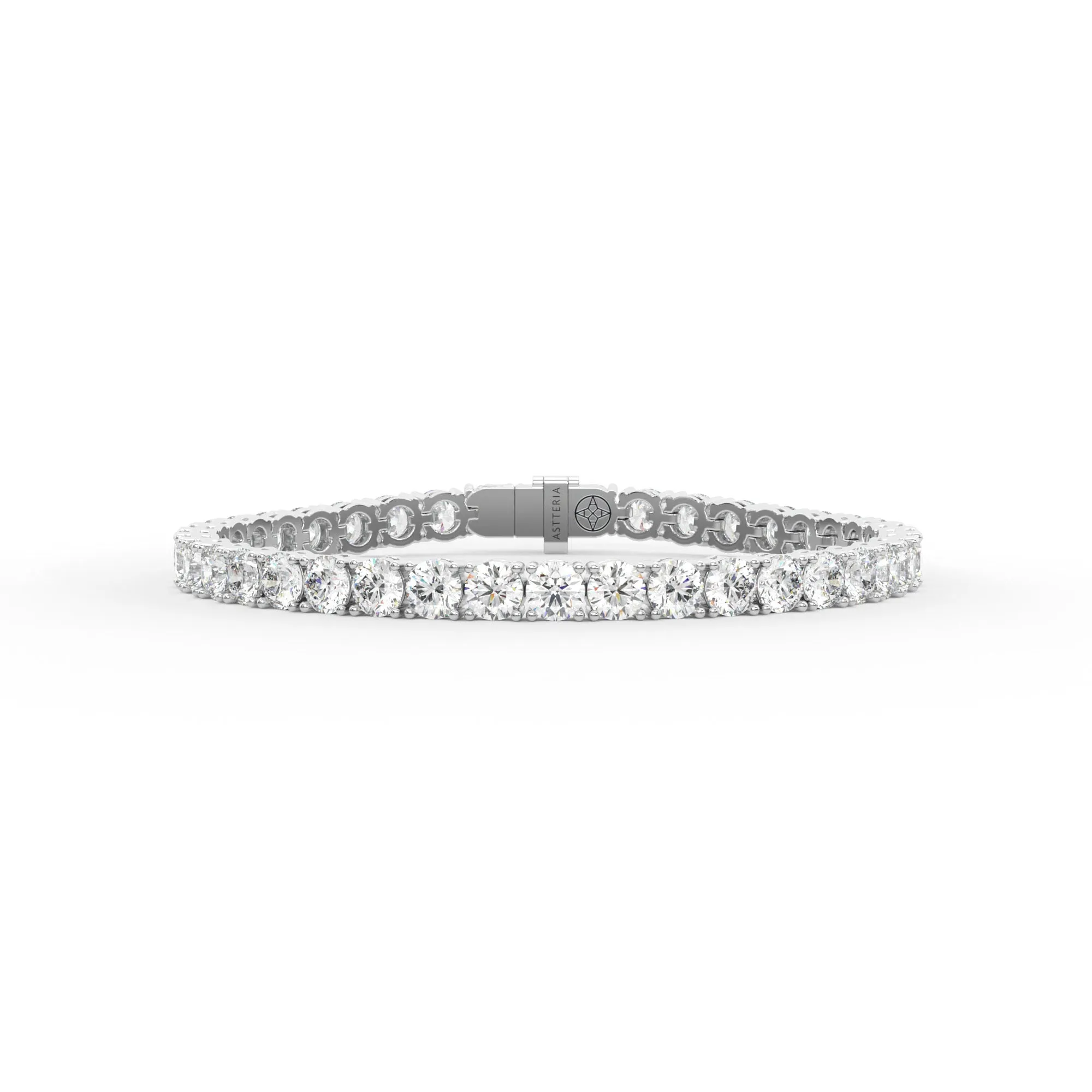 Round shape diamond tennis bracelet, 14.0 Ct. TW,Bracelet Jewelry