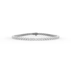 Round shape diamond tennis bracelet, 6.0 Ct. TW,Bracelet Jewelry