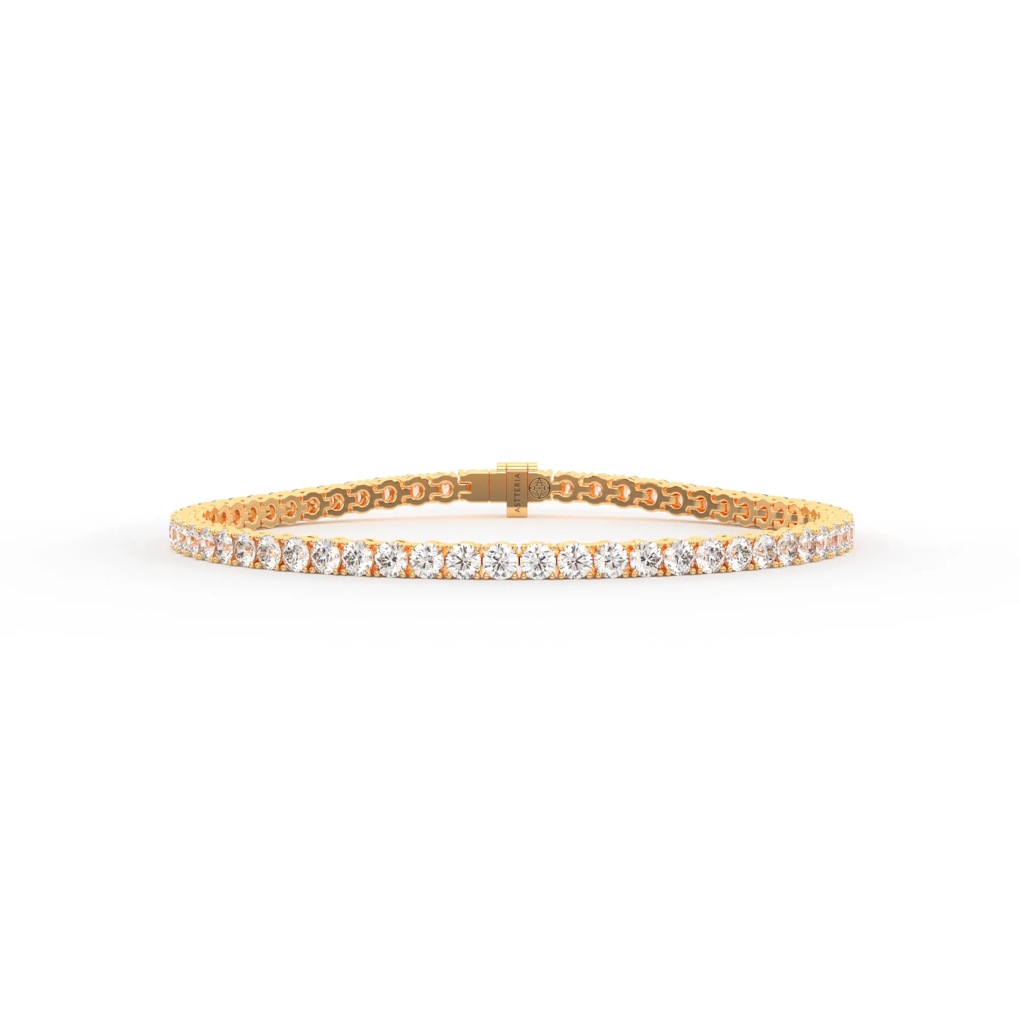 Round shape diamond tennis bracelet, 6.0 Ct. TW,Bracelet Jewelry