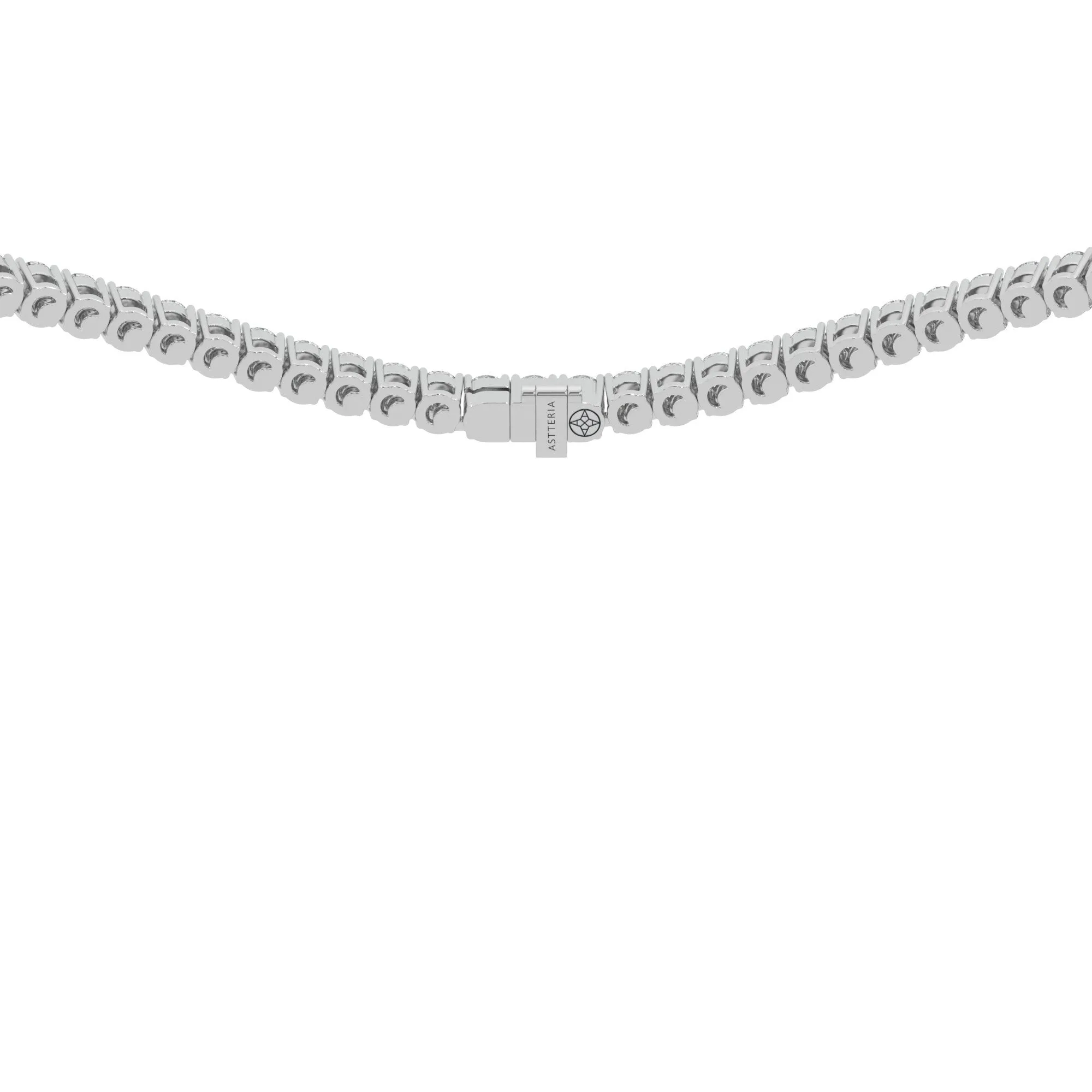 Round shape diamond tennis necklace, 14.0 Ct. TW,Pendant&Necklace