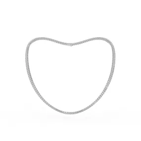 Round shape diamond tennis necklace, 14.0 Ct. TW,Pendant&Necklace