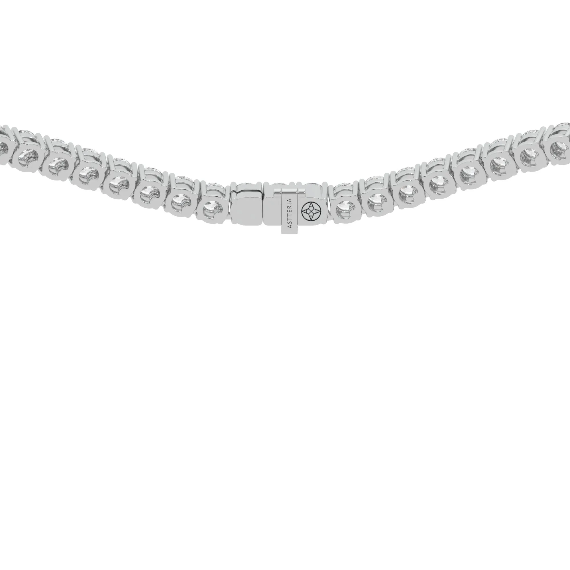 Round shape diamond tennis necklace, 26.0 Ct. TW,Pendant&Necklace