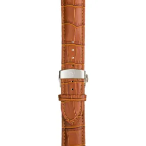 Tan Calfskin Leather Band,Premium watch strap