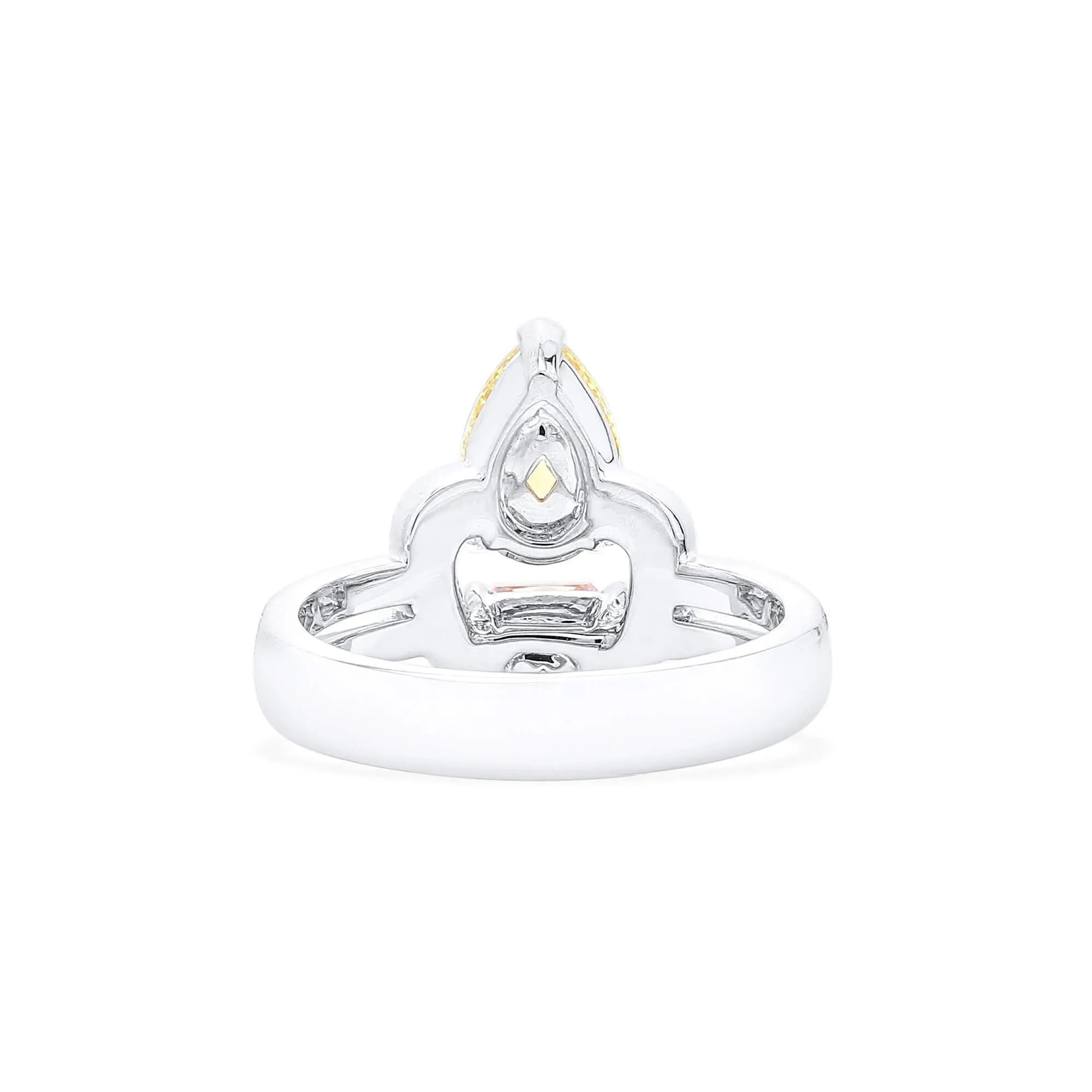 Very Light Pinkish Brown Diamond Ring, 2.59 Ct. TW, MIX shape, GIA Certified,Rings Colored Diamond