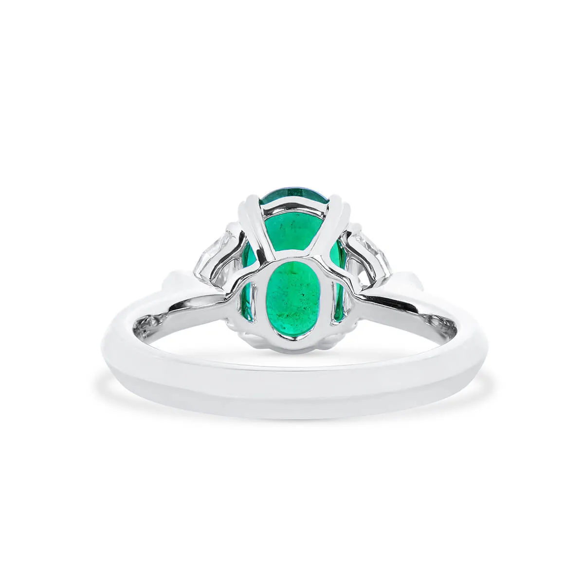 Vivid Green Emerald And Diamond Ring, 1.83 Ct. (2.27 Ct. TW), GRS2020-038649,Emerald Rings