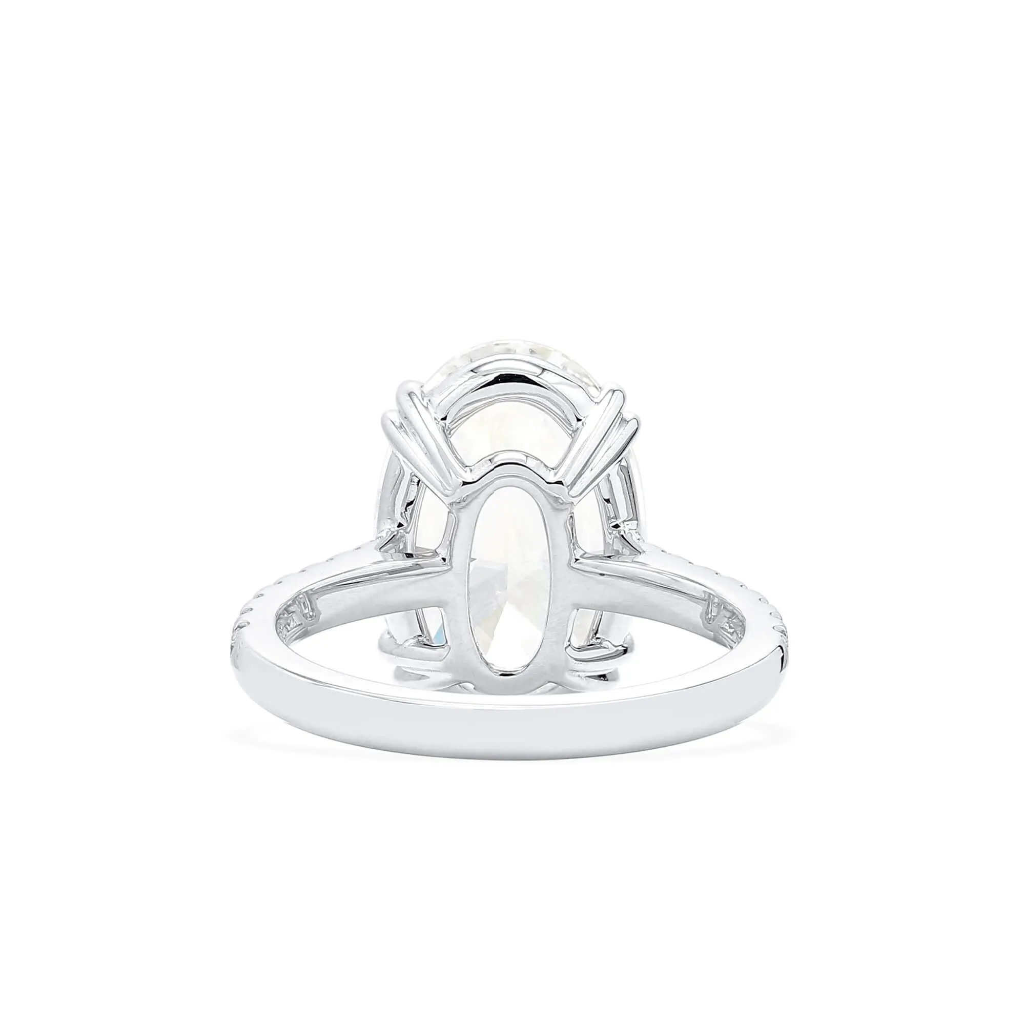 White Diamond Ring, 5.35 Ct. TW, Oval Shape, GIA Certified,Rings Jewelry